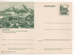 Nr. 2321,  Ganzsache Deutsche Bundespost,  Berchtesgaden - Cartes Postales Illustrées - Neuves