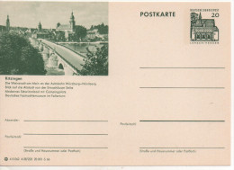 Nr. 2323,  Ganzsache Deutsche Bundespost,  Kitzingen - Cartes Postales Illustrées - Neuves