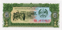 LAOS REPLACEMENT 5 KIP BANKNOTE 1979 PICK NO.26 UNCIRCULATED UNC - Laos