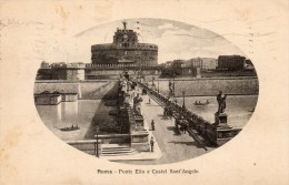 - ROMA. - Ponte Elio E Castel Sant'Angelo   - Timbro - Scan Verso - - Bridges