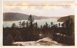 Entrance To The Famous Saguenay River Canyon, Province Of Quebec, Canada (1930) - Saguenay