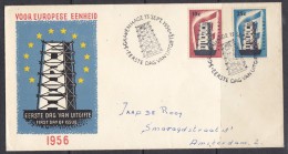 Europa Cept 1956  Netherlands 2v   FDC (F2242) - 1956