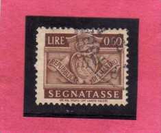 SAN MARINO 1945 SEGNATASSE DUE TASSE TAXE CENT. 60  (0,60) USATO USED - Timbres-taxe