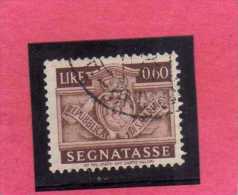 SAN MARINO 1945 SEGNATASSE DUE TASSE TAXE CENT. 60  (0,60) USATO USED - Impuestos