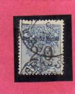 SAN MARINO 1924 SEGNATASSE VAGLIA DUE TASSE TAXE CENT. 20 TIMBRATO USED - Impuestos