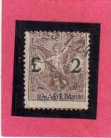 SAN MARINO 1924 SEGNATASSE VAGLIA DUE TASSE TAXE LIRE  2 TIMBRATO USED - Postage Due