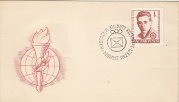 HUNGARIAN COOPERATIVE MOVEMENT CONGRESS, EMBOISED SPECIAL COVER, 1962, HUNGARY - Brieven En Documenten