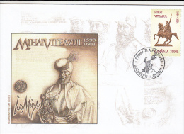KING MICHAEL THE BRAVE, COVER FDC, 2004, ROMANIA - FDC