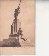 AGNONE-ISERNIA-MONUMENTO AI CADUTI-SCULTORE G.GUASTALLA-VG 1929 X CHIAVAZZA-ORIGINALE D´EPOCA -BEN CONSERVATA - Isernia