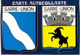 Sarre-Union   Carte Autocollante - Armoiries - Sarre-Union