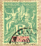 Nelle CALEDONIE :  Type Allégories - Used Stamps