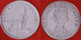 * ROYAL VISIT * AUSTRALIA SILVER FLORIN 1954! VERY LOW START! NO RESERVE!!! - Shilling