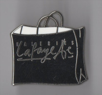 Pin's Sac Galeries Lafayette Noir (base Argentée Signé Arthus Bertrand) - Arthus Bertrand