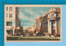 Sherbrooke P. Quebec Canada ( Used In 1952 , Wellington Street  ) Postcard Carte Postale 2 Scans - Sherbrooke