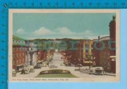 Sherbrooke P. Quebec Canada ( Old Cars At King Street  ) Postcard Carte Postale 2 Scans - Sherbrooke