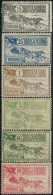 RA0003 Romania 1903 Old The Coach 6v MLH - Unused Stamps