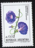 Argentine 1985 Neuf Stamp Flower Fleur Ipomoea Purpurea Volubilis - Ungebraucht