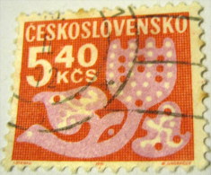 Czechoslovakia 1971 Postage Due 5.40k - Used - Segnatasse