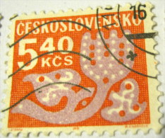 Czechoslovakia 1971 Postage Due 5.40k - Used - Segnatasse