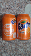 Vietnam Viet Nam Empty Fanta Coca Cola 330ml Can - Design For Promotion In 2014 - Latas