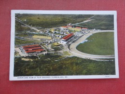 Maryland> Cumberland  Aeroplane View Of Fair Grounds   Ref 1550 - Sonstige & Ohne Zuordnung