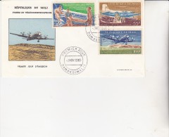 MALI - POSTE AERIENNE LETTRE PREMIER JOUR D'EMISSION - N° 16 A 18 - TTB - Mali (1959-...)