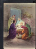 J174 Illustrazione Di Zandrino - Illustration, Illustrè - Auguri Di Buon Natale Con Sacra Famiglia - Zandrino