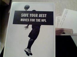 PALLACANESTRO BASKET - PROMOCARD SAVE YOUR BEST - MOVES FOR THE NPL N1995 EN9754 - Basketbal