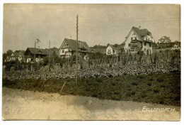 Erlenbach, Teilansicht,  7 Häuser, Meilen, 1.3.1920, Foto - AK - Meilen