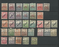 34 Timbres Hongrie 1916/17   Dentelés : Serie  Des Moissonneurs 21 Surchargés Et 3 Neufs - Unused Stamps