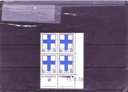 N0 1180 - 50c Blason De MARSEILLE - B De A+B - Tirage Du 13.10.58 Au 21.10.58 - 17.10.1958 - - 1950-1959