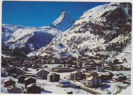 SUISSE,SWITZERLAND,SWISS, HELVETIA,SCHWEIZ ,VALAIS,ZERMATT,PHOTO AERIENNE KLOPFENSTEIN,neige - Zermatt