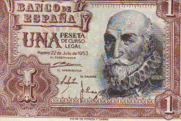 1 PESETA - 1953  - 1  MARQUÉS DE SANTA CRUZ - Sonstige & Ohne Zuordnung