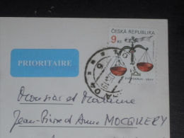 LETTRE TCHEQUIE TCHEQUE CESKA AVEC YT 212 - ZODIAQUE BALANCE - PRAGUE PRAHA - - Cartas & Documentos