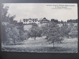 AK METTMENSTETTEN Pension Paradies 1912  /// D*14194 - Mettmenstetten