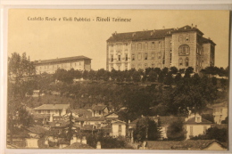 RIVOLI TORINESE (TO) - CASTELLO REALE E VIALI PUBBLICI - F/P - V - SB - Rivoli