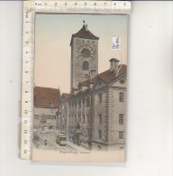 PO8041C# GERMANIA - GERMANY - REGENSBURG - TRAMWAY - Acquerellata  No VG - Regensburg