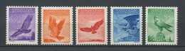 LIECHTENSTEIN 1934 PA N° 9/13 ** Neufs = MNH Superbes Cote 350 € Faune Oiseaux Aigle Royal Rapaces Birds Fauna Anim - Aéreo