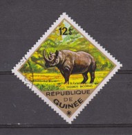 Guinea Guinee Gestempeld Used ; Neushoorn, Rhino, Rinoceronte - Rhinoceros