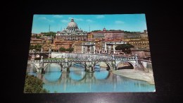 C-16779 CARTOLINA ROMA - PONTE SANT'ANGELO E SAN PIETRO - Bridges