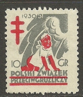 POLEN Poland Polska 1930/31 Anti Tuberculosis - Viñetas