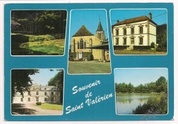 89 - SAINT-VALERIEN (Yonne) - Multi-vues : Le Lavoir De Fontaine, Le Château, Un Coin De Pêche .... - éd. MAGE - 1973 - Saint Valerien