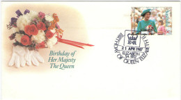 AUSTRALIA - 1987 - Birthday Of Her Majesty The Queen Elizabeth II - Melbourne - FDC - Cartas & Documentos