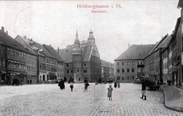 HILDBURGHAUSEN (Thüringen) - Marktplatz, 1910 - Hildburghausen