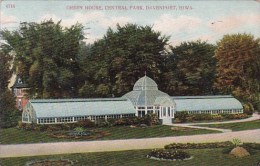 Green House Central Park Davenport Iowa 1910 - Davenport