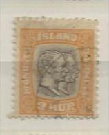 1907 USED Iceland, Island, Dienst   Gestempeld - Servizio