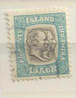 1907 USED Iceland, Island, Dienst   Gestempeld - Dienstmarken