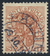 Sweden Suède Sverige: Facit TJ49cz, 15ö Brown Official Wmk KPV, F-VF Used (DCSV00179) - Service