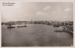SERBIE,SERBIA,BELGRADE,BE OGRAD,1938,port,harbour,b Ateau,belle Vue Des Cotes - Serbie
