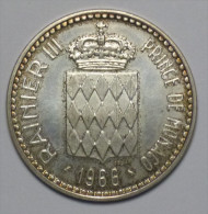 Monaco ESSAI  Argent / SILVER 10 Francs 1966 # 3 - Uncirculated